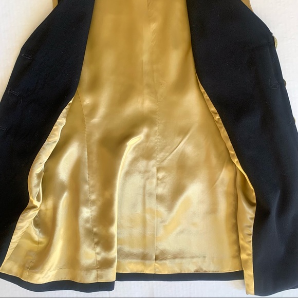 Vintage Escada Laurel Military Vest with gold embellishment embroidered - Picture 9 of 9